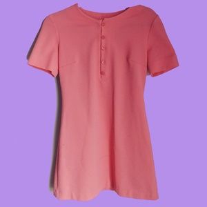 Peachy pale pink minidress